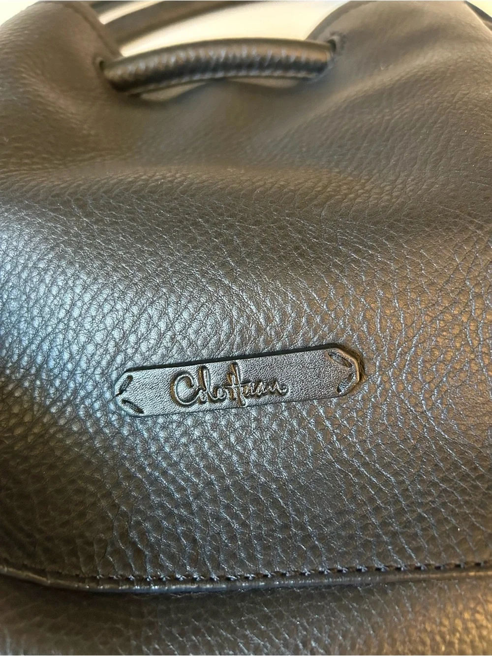 Cole Haan Leather Black Purse | Village Hobo Shoulder Bag